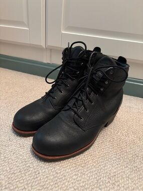 Red Wing Worx 5126 Black Lace-Up Steel Toe Boots